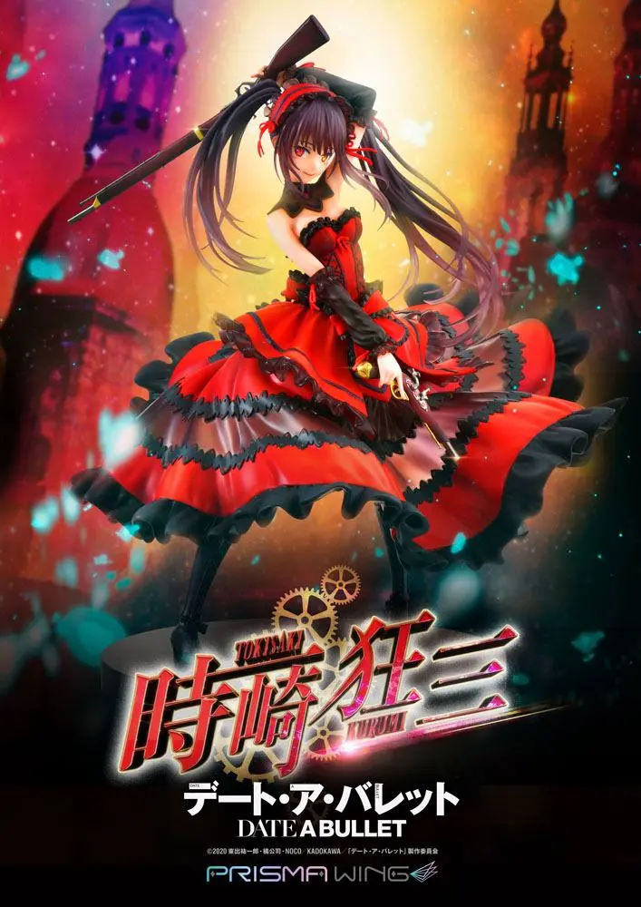 Date A Live Fragment: Date A Bullet Statuie PVC Prisma Wing 1/7 Kurumi Tokisaki 27 cm poza produsului