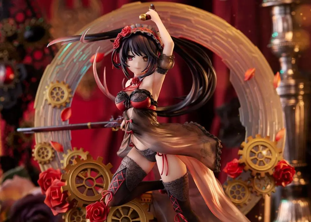 Date A Live IV Statuie PVC 1/7 Kurumi Tokisaki Lingerie Swimwear Ver. 27 cm poza produsului