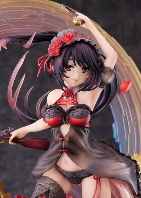 Date A Live IV Statuie PVC 1/7 Kurumi Tokisaki Lingerie Swimwear Ver. 27 cm poza produsului