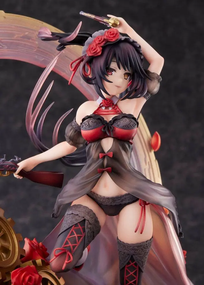 Date A Live IV Statuie PVC 1/7 Kurumi Tokisaki Lingerie Swimwear Ver. 27 cm poza produsului