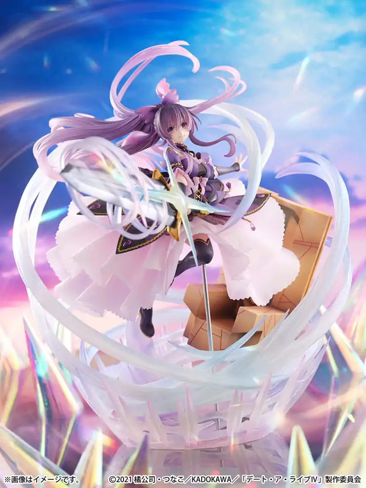 Figurină PVC Date A Live IV SHIBUYA SCRAMBLE 1/6 Tohka Yatogami Princess Amethyst Dress Ver. 32 cm poza produsului