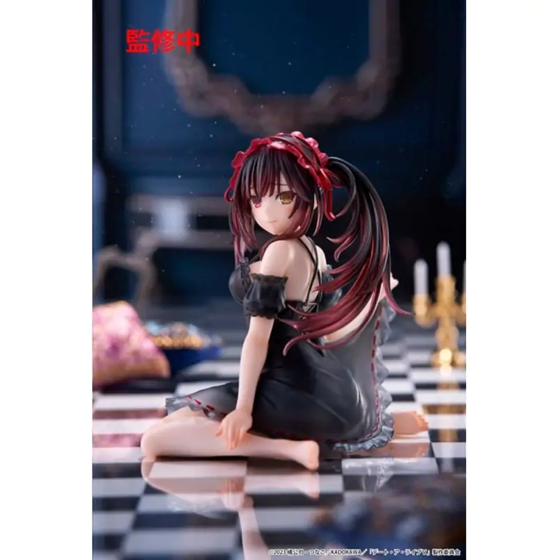 Date A Live Kukumi Tokisaki Nightwear Figurina de birou drăguță 12,5cm poza produsului