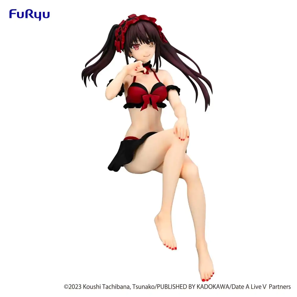 Date A Live Statuetă PVC opritor de tăiței Kurumi Tokisaki Versiunea costum de baie 15 cm poza produsului