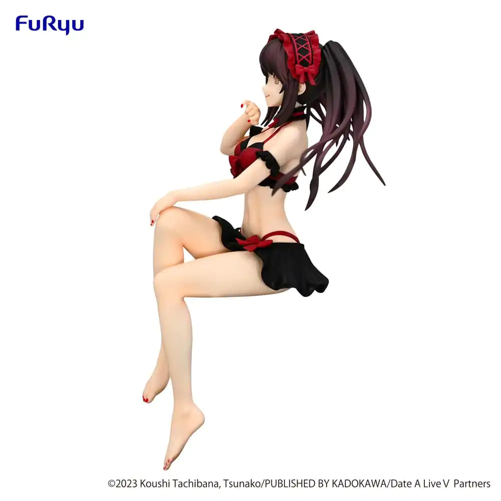 Date A Live Statuetă PVC opritor de tăiței Kurumi Tokisaki Versiunea costum de baie 15 cm poza produsului