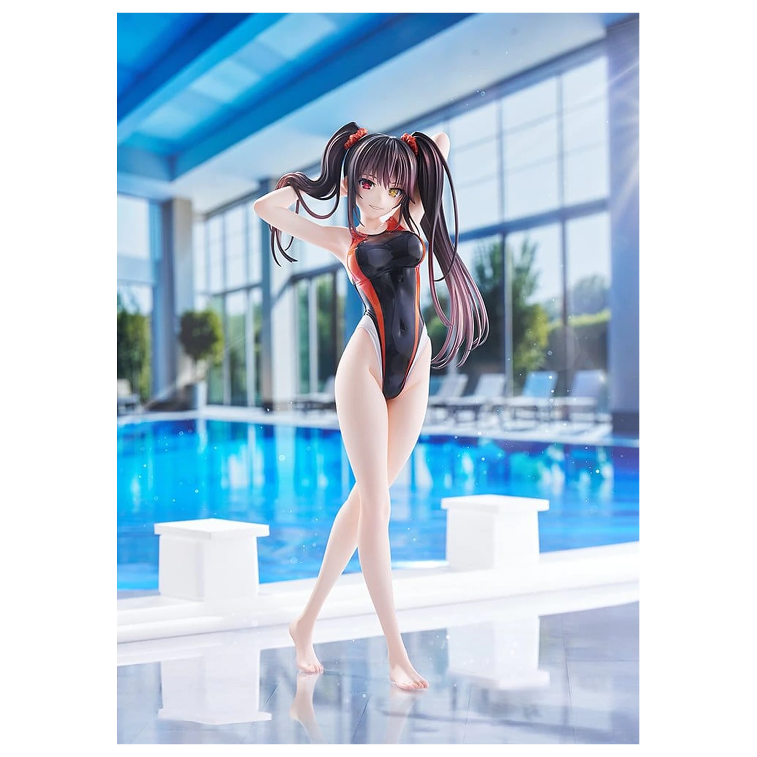 Date A Live Swimsuit Silhouette figurină PVC 1/7 Kurumi Tokisaki Swimwear Ver. 24 cm poza produsului