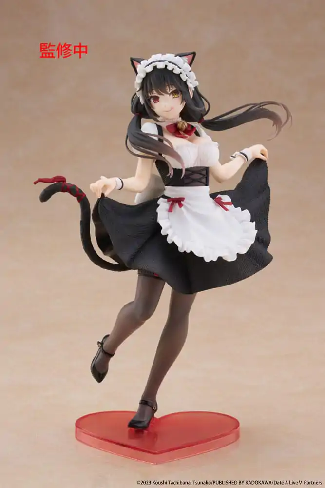 Date A Live V Coreful Statuie PVC Kurumi Tokisaki Cat Ear Maid Ver. 18 cm poza produsului