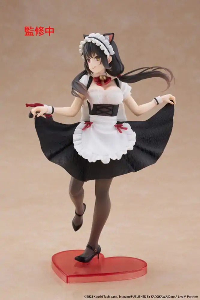 Date A Live V Coreful Statuie PVC Kurumi Tokisaki Cat Ear Maid Ver. 18 cm poza produsului