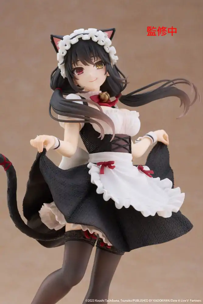 Date A Live V Coreful Statuie PVC Kurumi Tokisaki Cat Ear Maid Ver. 18 cm poza produsului