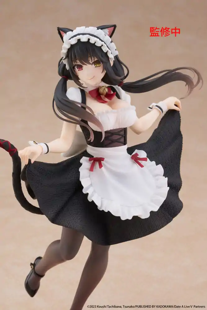 Date A Live V Coreful Statuie PVC Kurumi Tokisaki Cat Ear Maid Ver. 18 cm poza produsului