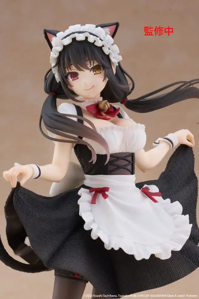 Date A Live V Coreful Statuie PVC Kurumi Tokisaki Cat Ear Maid Ver. 18 cm poza produsului
