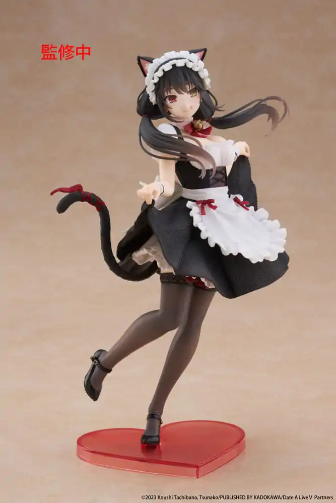 Date A Live V Coreful Statuie PVC Kurumi Tokisaki Cat Ear Maid Ver. 18 cm poza produsului