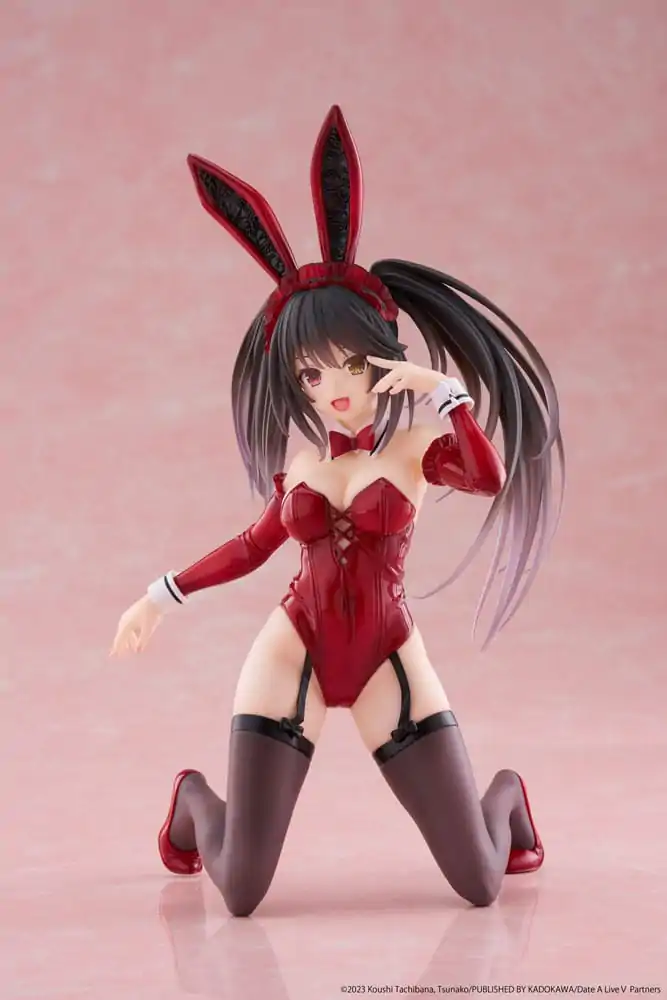 Date A Live V Statuie PVC Figurina de birou Drăguță Kurumi Tokisaki Iepuraș Ver. 13 cm poza produsului