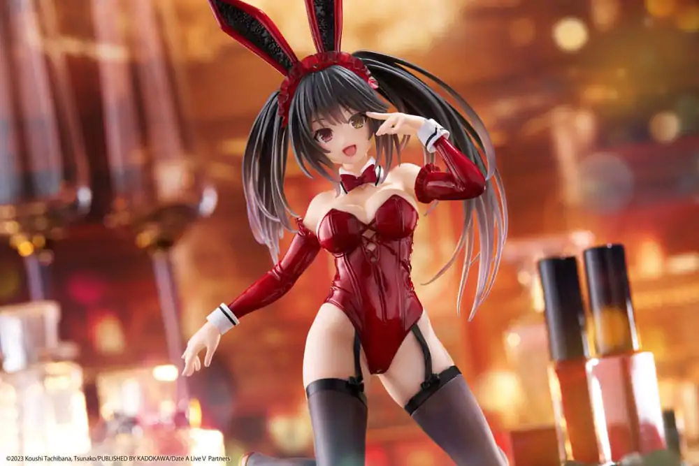 Date A Live V Statuie PVC Figurina de birou Drăguță Kurumi Tokisaki Iepuraș Ver. 13 cm poza produsului