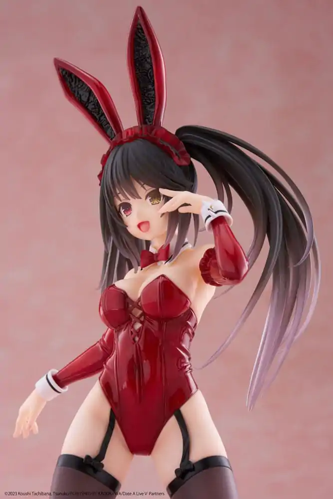 Date A Live V Statuie PVC Figurina de birou Drăguță Kurumi Tokisaki Iepuraș Ver. 13 cm poza produsului