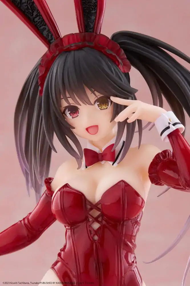 Date A Live V Statuie PVC Figurina de birou Drăguță Kurumi Tokisaki Iepuraș Ver. 13 cm poza produsului