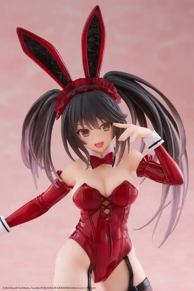 Date A Live V Statuie PVC Figurina de birou Drăguță Kurumi Tokisaki Iepuraș Ver. 13 cm poza produsului