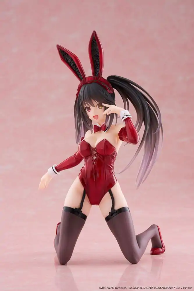 Date A Live V Statuie PVC Figurina de birou Drăguță Kurumi Tokisaki Iepuraș Ver. 13 cm poza produsului