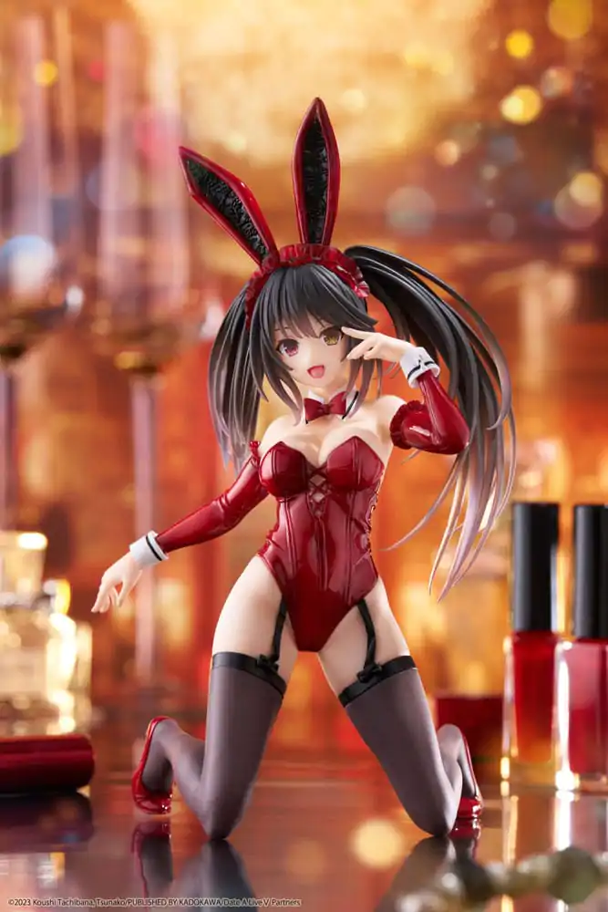 Date A Live V Statuie PVC Figurina de birou Drăguță Kurumi Tokisaki Iepuraș Ver. 13 cm poza produsului