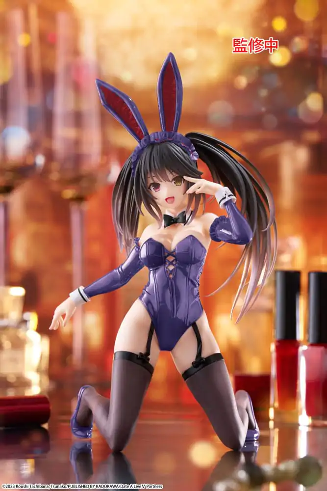 Date A Live V Statueta PVC Figura Draguta pentru Birou Kurumi Tokisaki Bunny Ver. Renewal 13 cm poza produsului