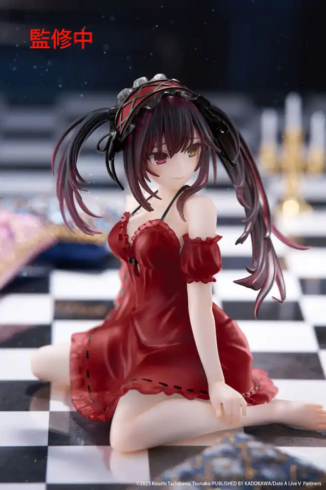Figurină PVC Statuie de birou Cute Figure Kurumi Tokisaki Nightwear Ver. Renewal 13 cm poza produsului
