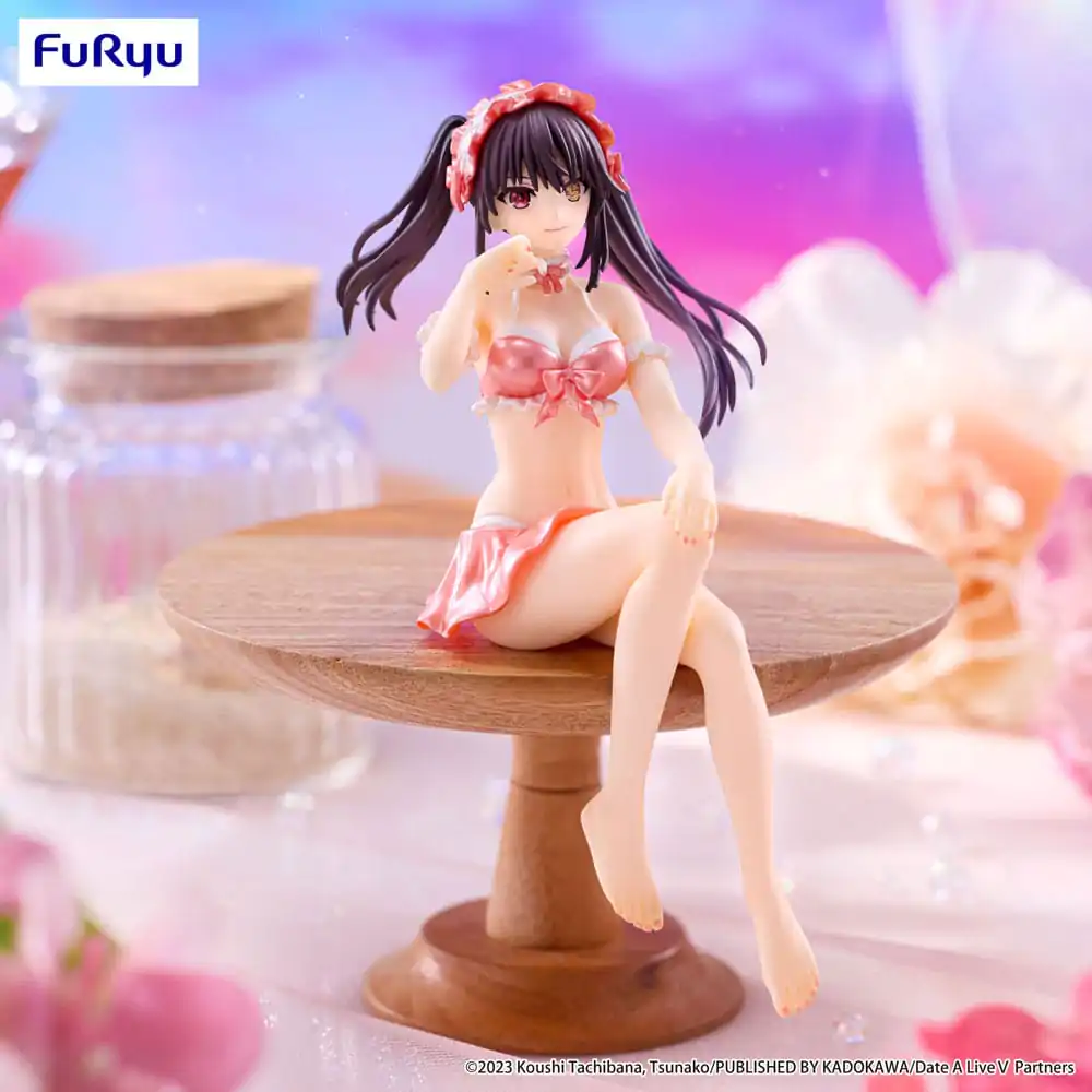 Date A Live V Figurina statuie PVC Noodle Stopper Kurumi Tokisaki Costum de baie Pastel Rosu Culoare Ver. 15 cm poza produsului