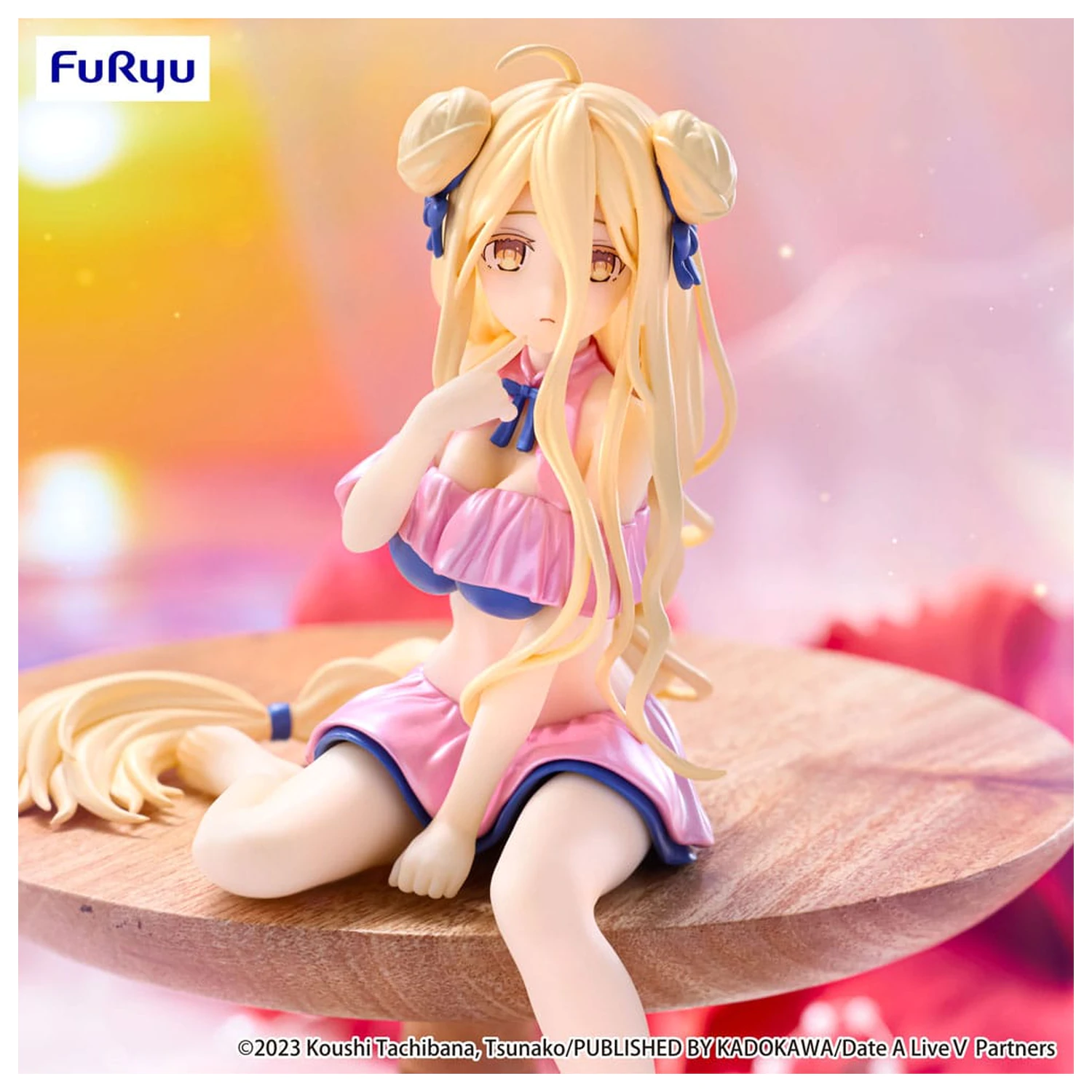 Date A Live V Noodle Stopper Statuie PVC Mukuro Hoshimiya Swimsuit Pastel Pink Color Ver. 13 cm poza produsului