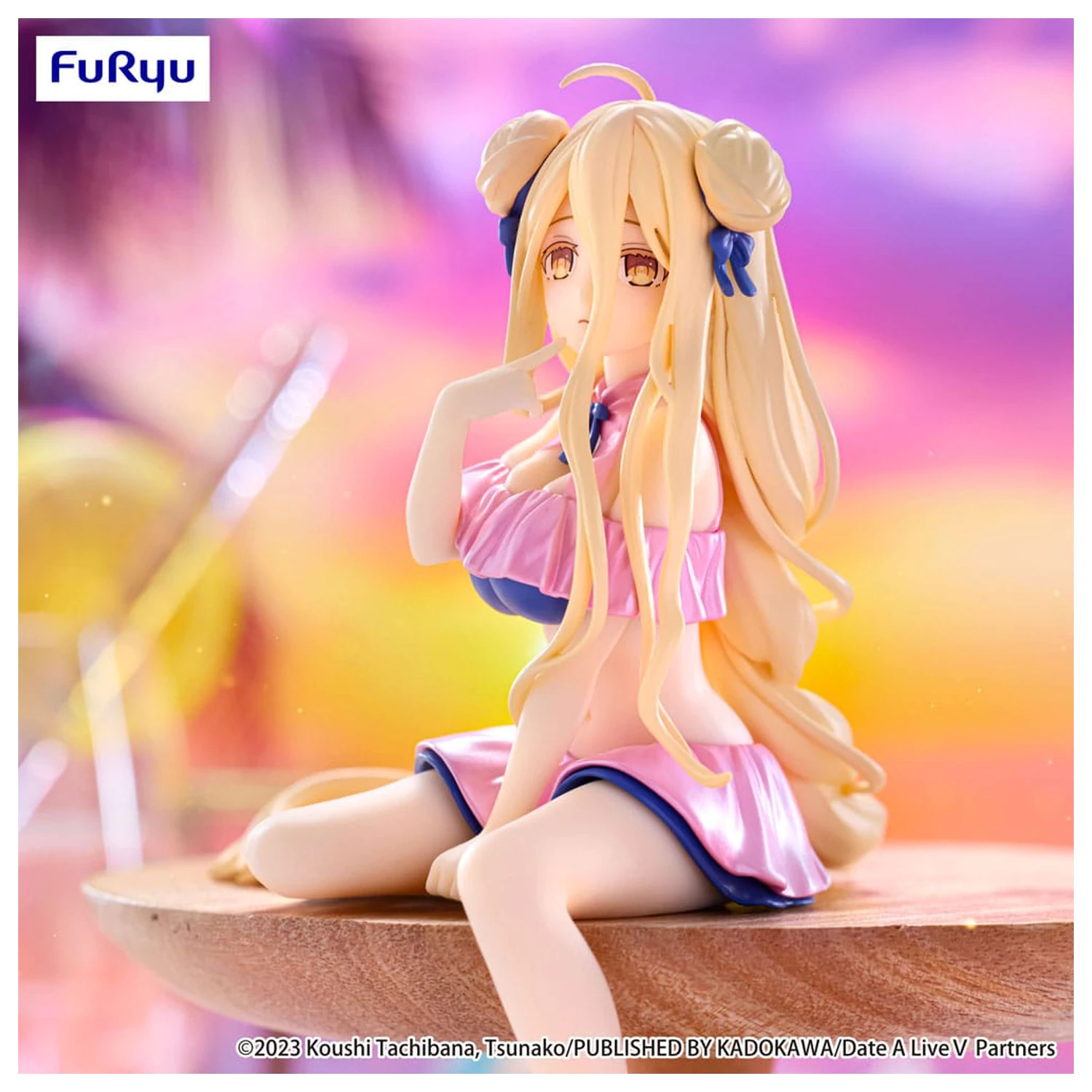 Date A Live V Noodle Stopper Statuie PVC Mukuro Hoshimiya Swimsuit Pastel Pink Color Ver. 13 cm poza produsului