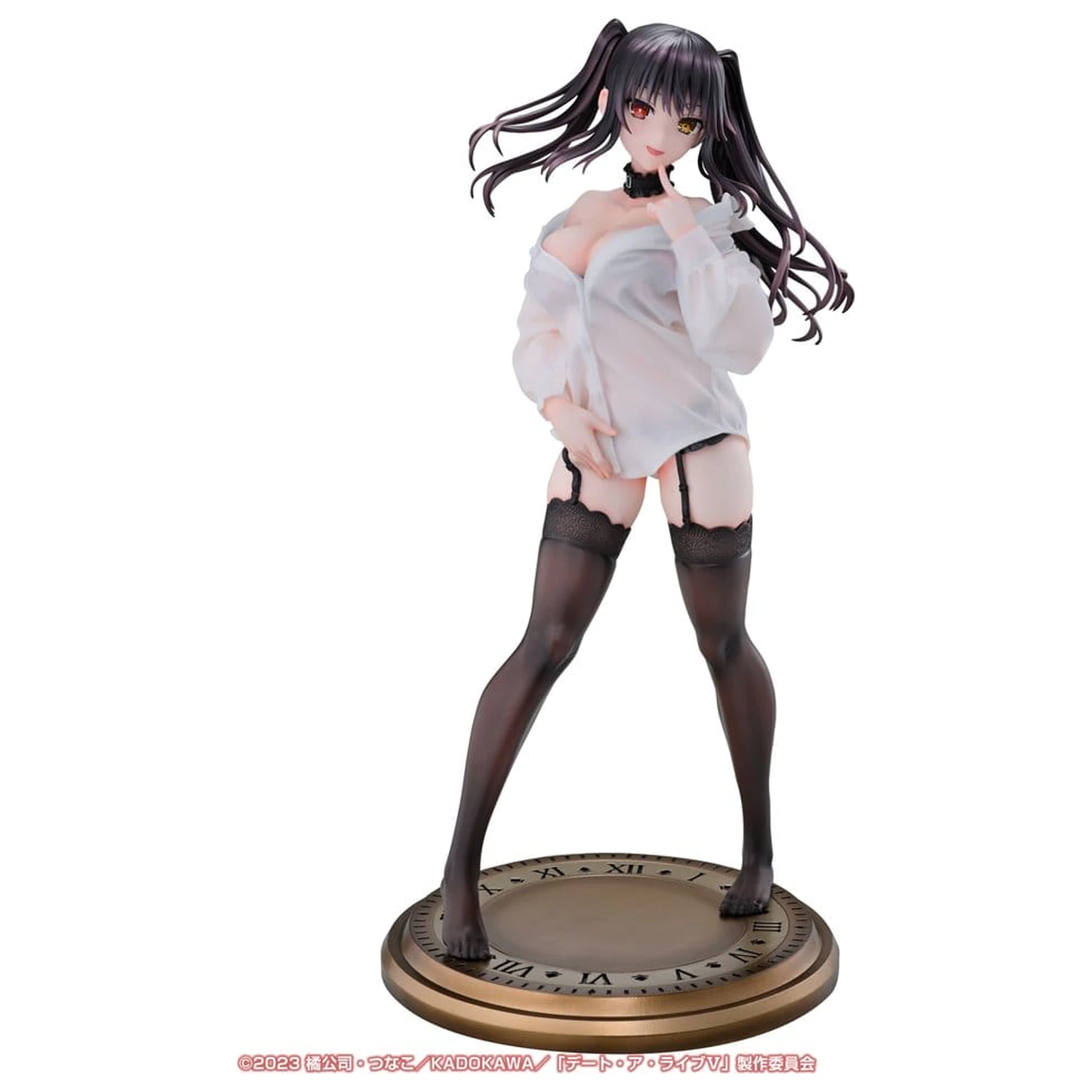 Date A Live V Re:Dress Figurina PVC 1/4 Kurumi Tokisaki Dress shirt Ver. 40 cm poza produsului
