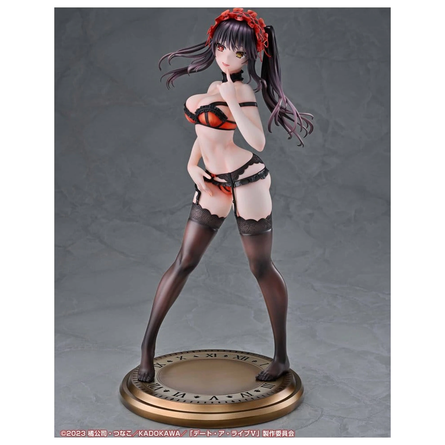 Date A Live V Re:Dress Figurina PVC 1/4 Kurumi Tokisaki Dress shirt Ver. 40 cm poza produsului