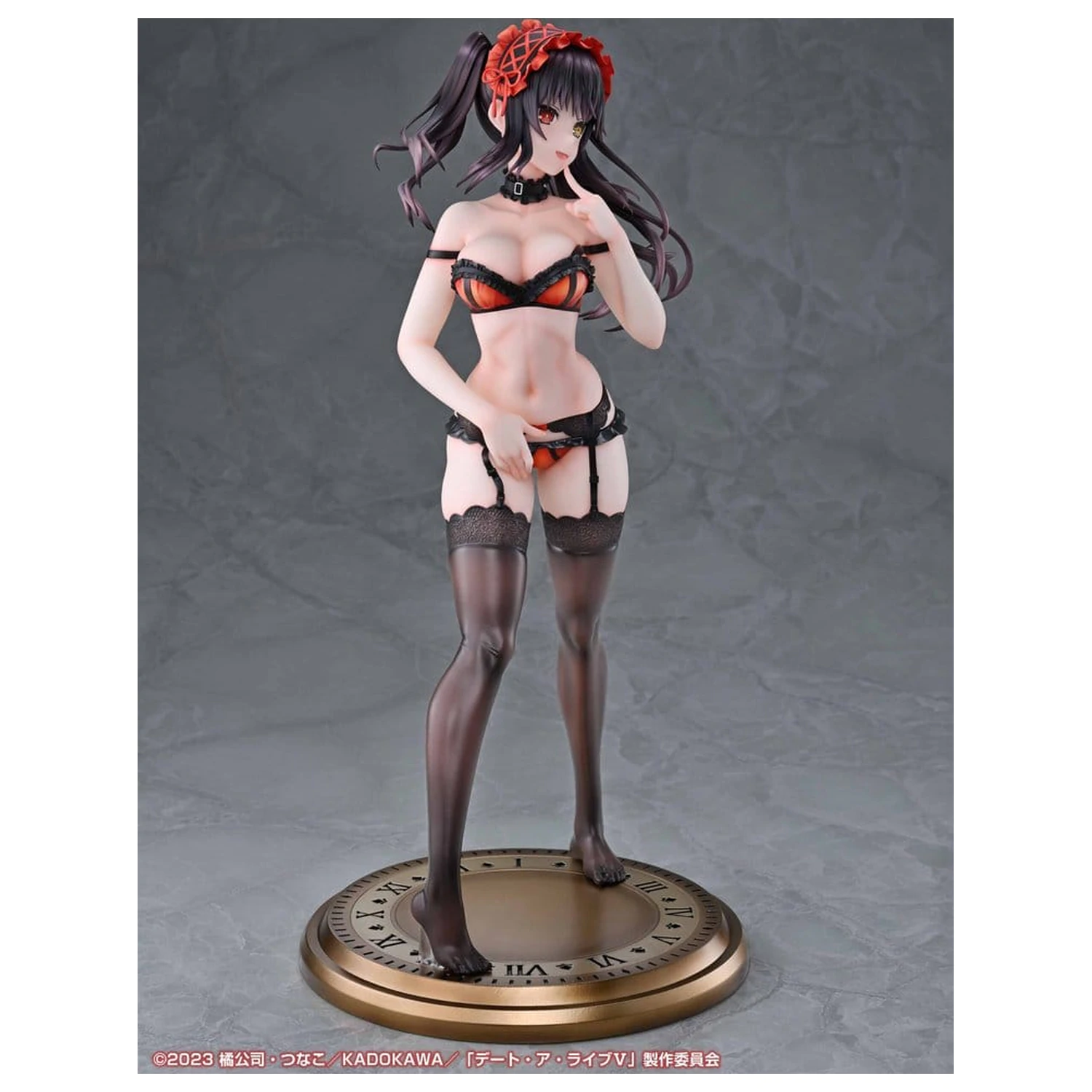 Date A Live V Re:Dress Figurina PVC 1/4 Kurumi Tokisaki Dress shirt Ver. 40 cm poza produsului