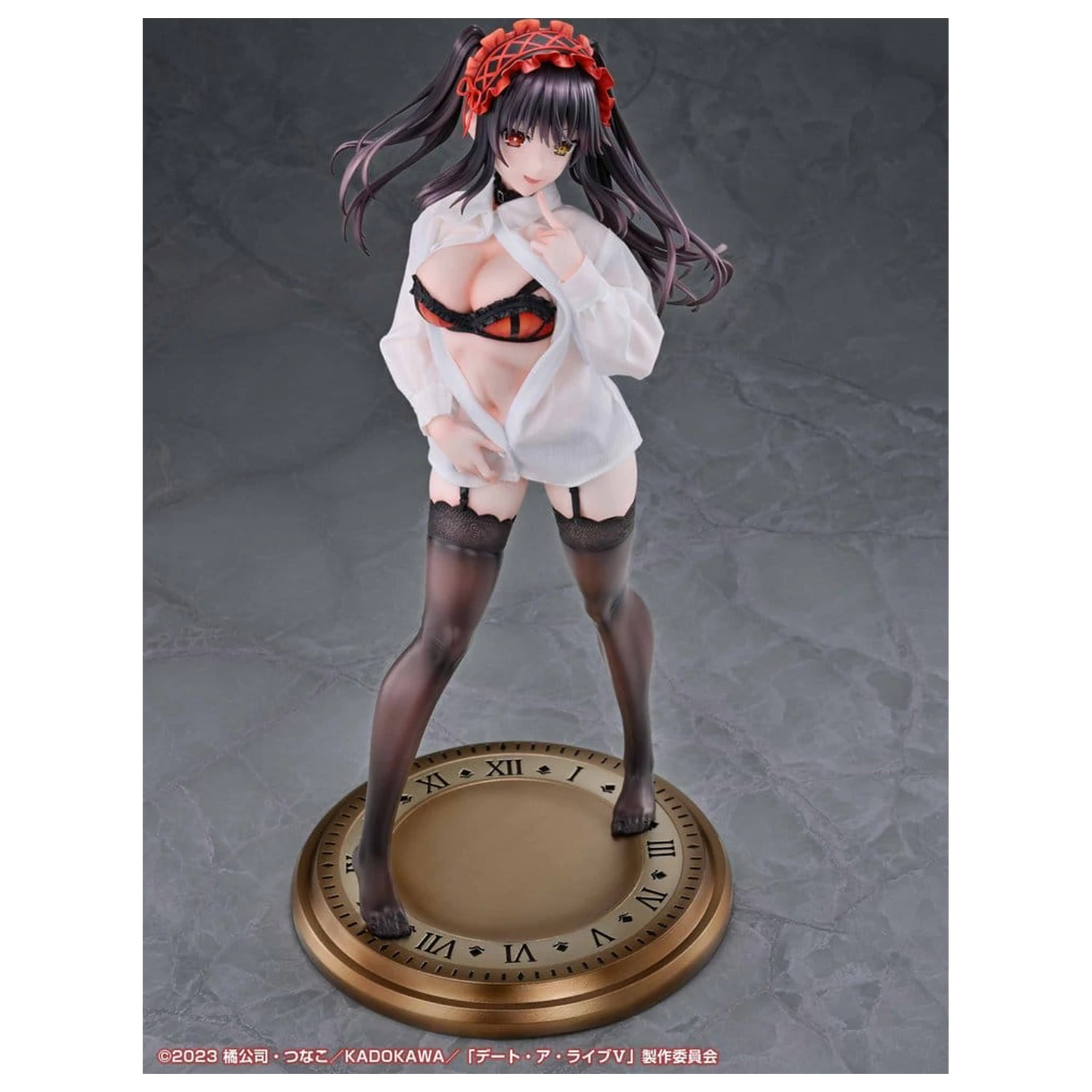 Date A Live V Re:Dress Figurina PVC 1/4 Kurumi Tokisaki Dress shirt Ver. 40 cm poza produsului