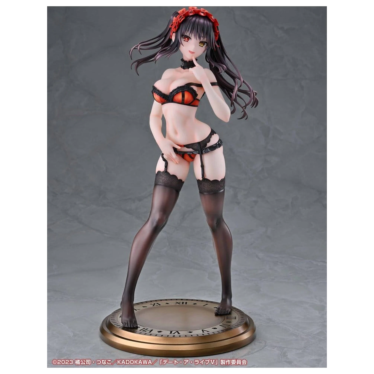 Date A Live V Re:Dress Figurina PVC 1/4 Kurumi Tokisaki Dress shirt Ver. 40 cm poza produsului