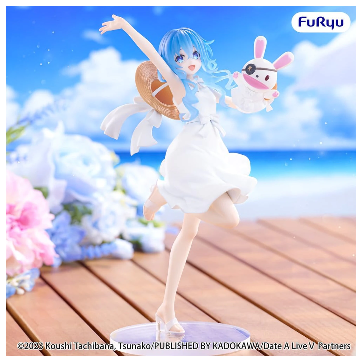 Date A Live V Summer Dress figurina PVC Yoshino 21 cm poza produsului