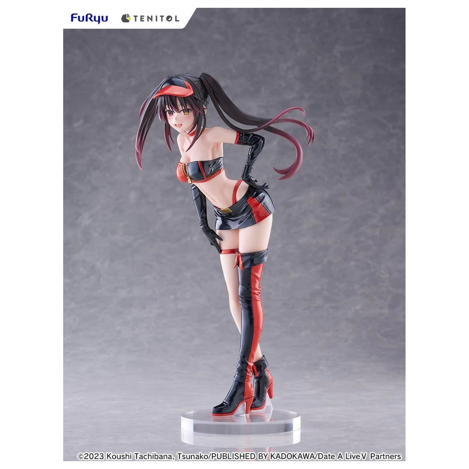 Date A Live V Tenitol Tall figurina PVC Kurumi Tokisaki Race Queen Ver. 29 cm poza produsului