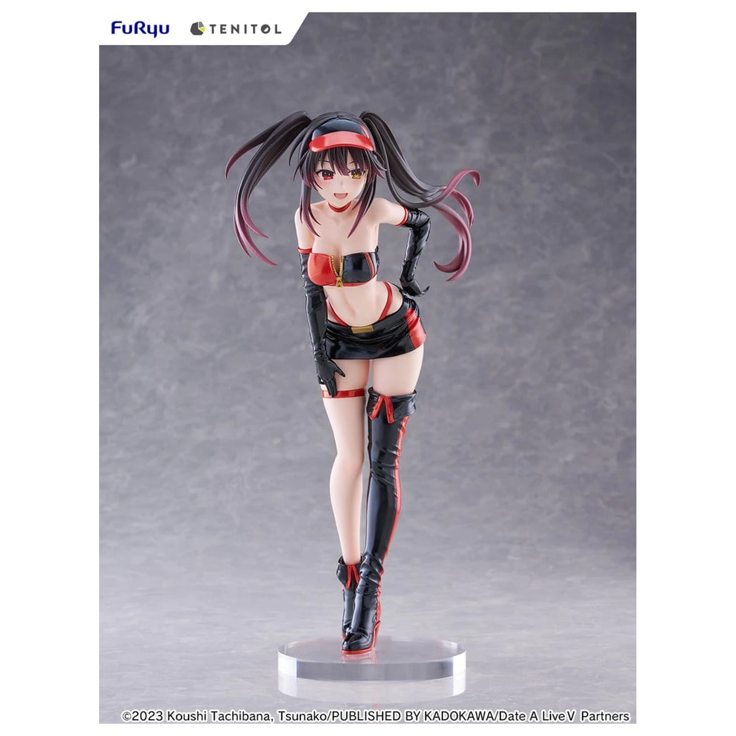 Date A Live V Tenitol Tall figurina PVC Kurumi Tokisaki Race Queen Ver. 29 cm poza produsului