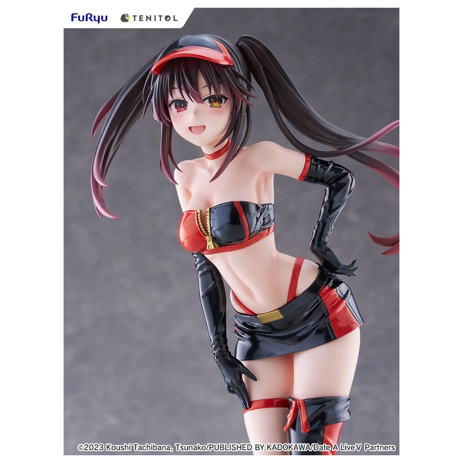 Date A Live V Tenitol Tall figurina PVC Kurumi Tokisaki Race Queen Ver. 29 cm poza produsului
