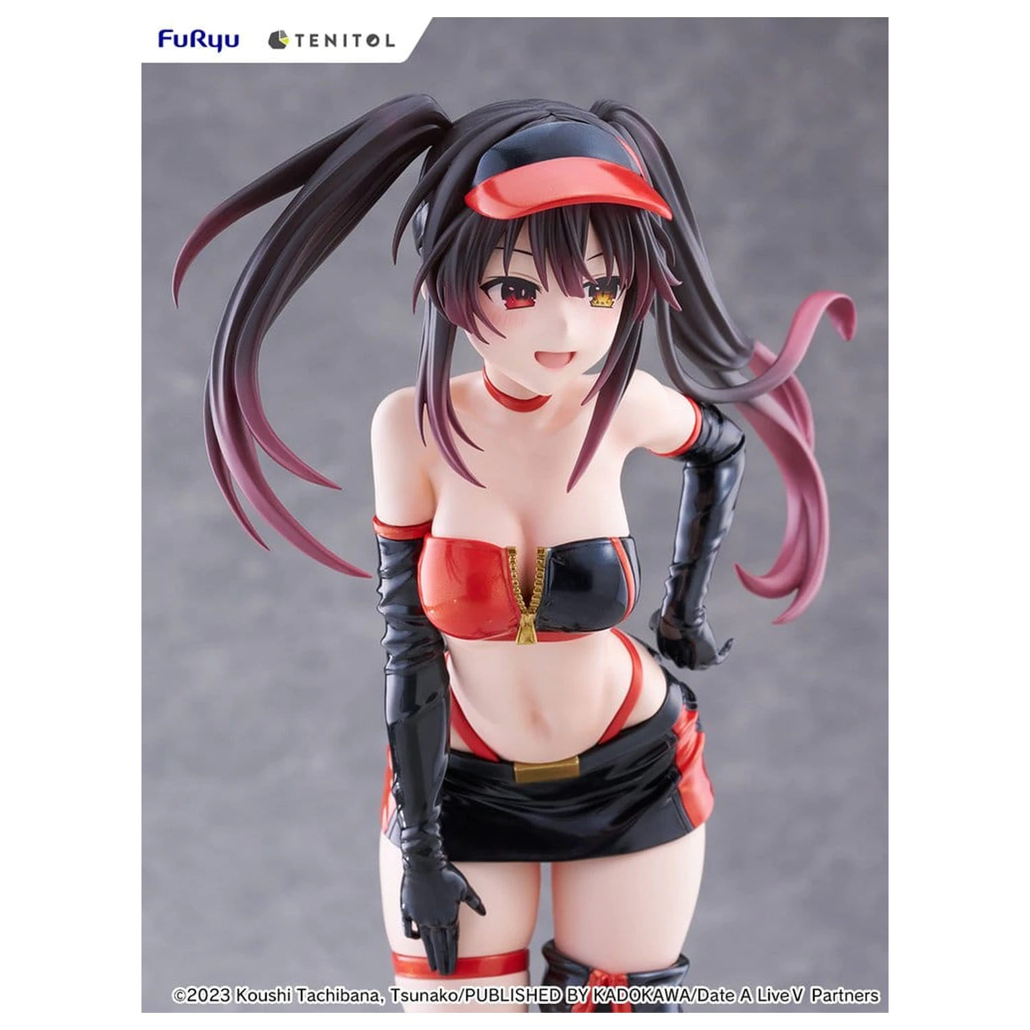 Date A Live V Tenitol Tall figurina PVC Kurumi Tokisaki Race Queen Ver. 29 cm poza produsului