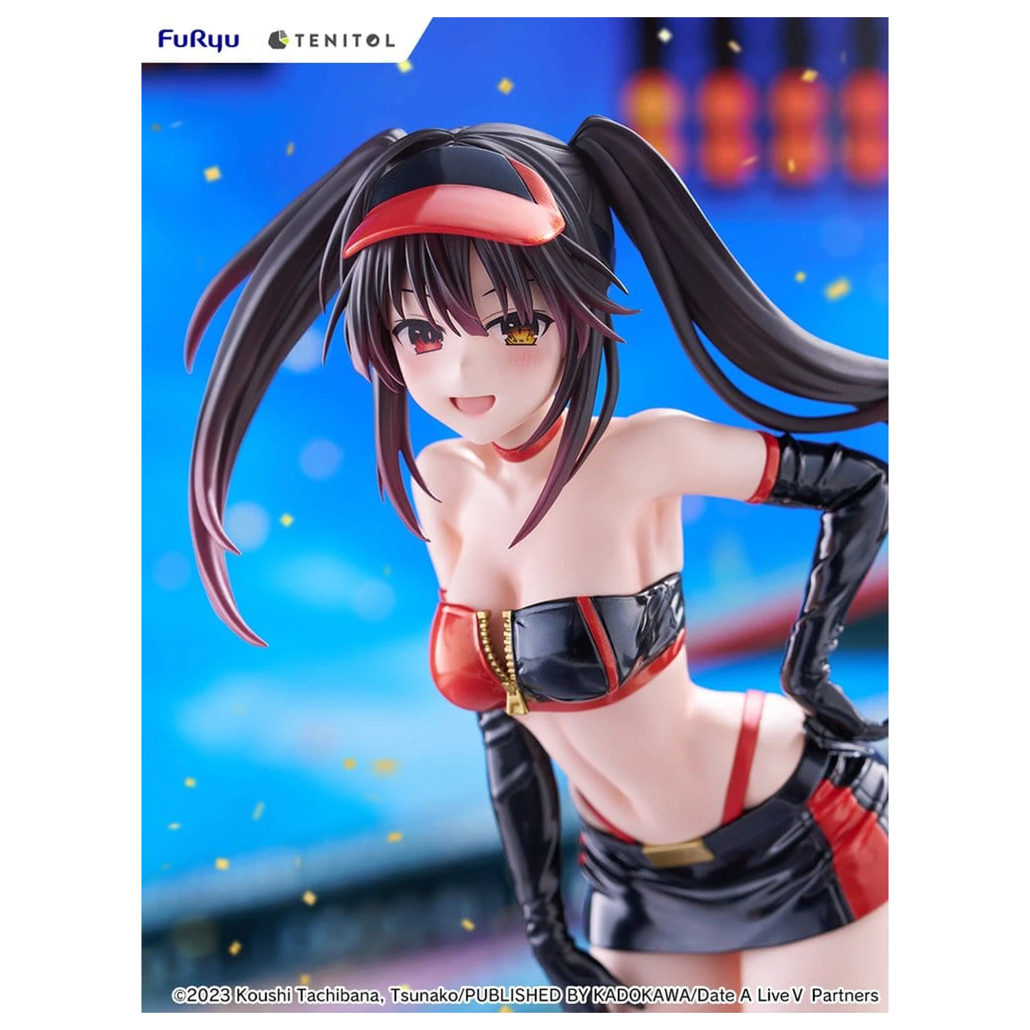 Date A Live V Tenitol Tall figurina PVC Kurumi Tokisaki Race Queen Ver. 29 cm poza produsului