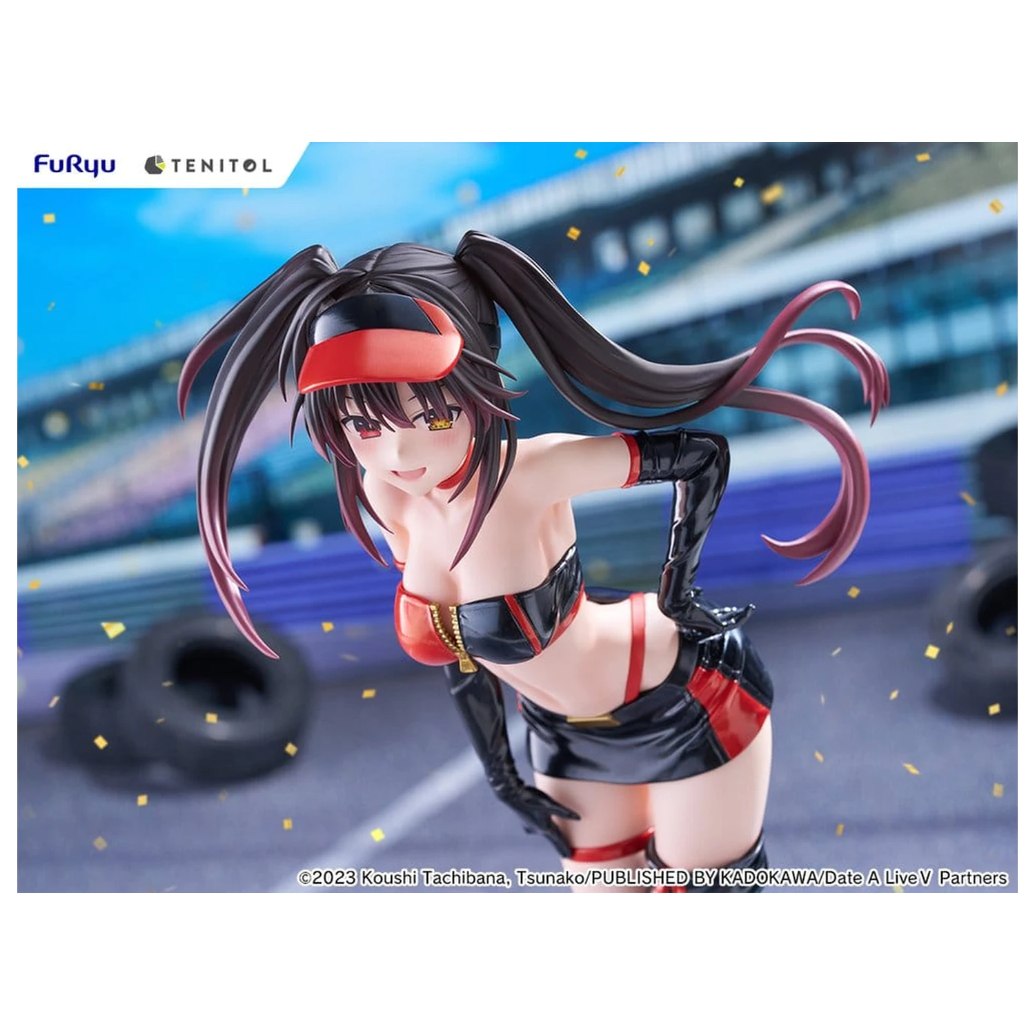 Date A Live V Tenitol Tall figurina PVC Kurumi Tokisaki Race Queen Ver. 29 cm poza produsului
