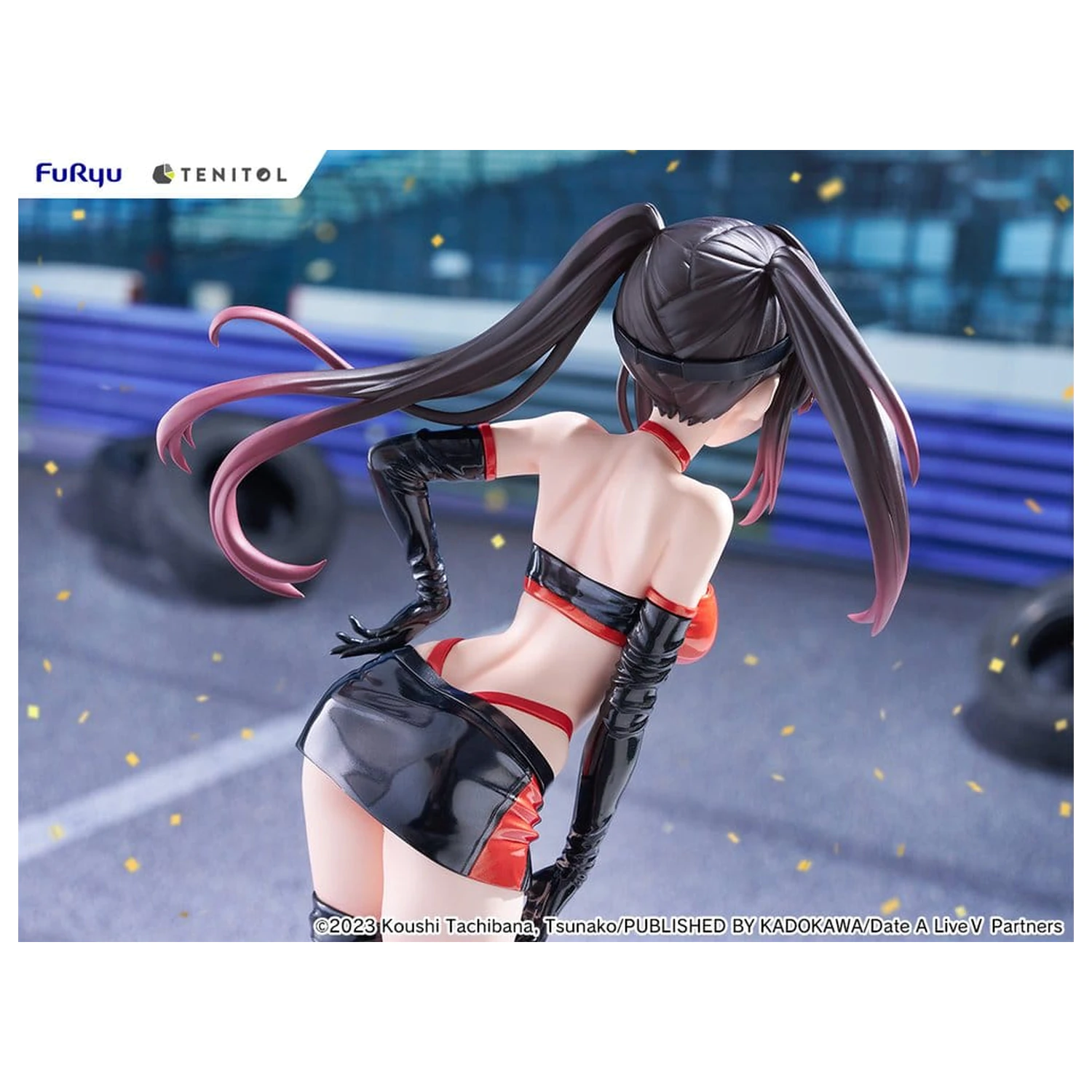 Date A Live V Tenitol Tall figurina PVC Kurumi Tokisaki Race Queen Ver. 29 cm poza produsului