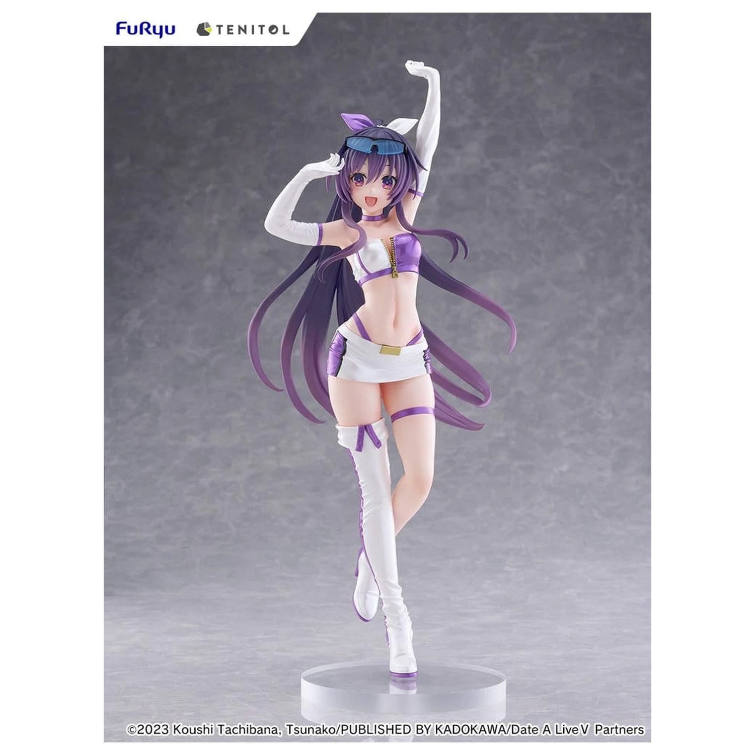 Date A Live V Tenitol Tall PVC Figura Tohka Yatogami Race Queen Ver. 30 cm poza produsului