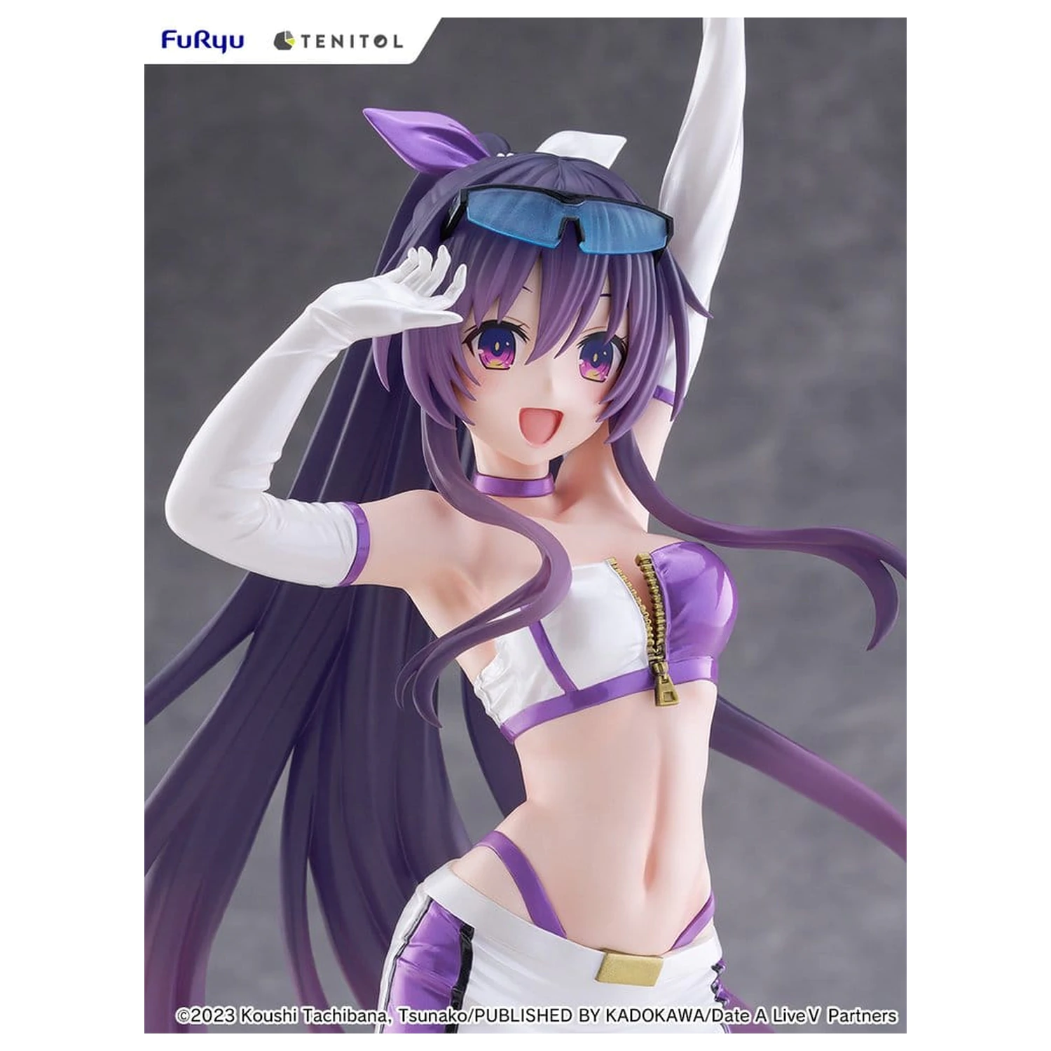 Date A Live V Tenitol Tall PVC Figura Tohka Yatogami Race Queen Ver. 30 cm poza produsului