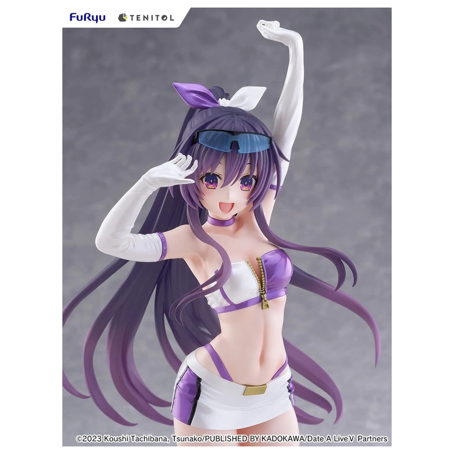Date A Live V Tenitol Tall PVC Figura Tohka Yatogami Race Queen Ver. 30 cm poza produsului