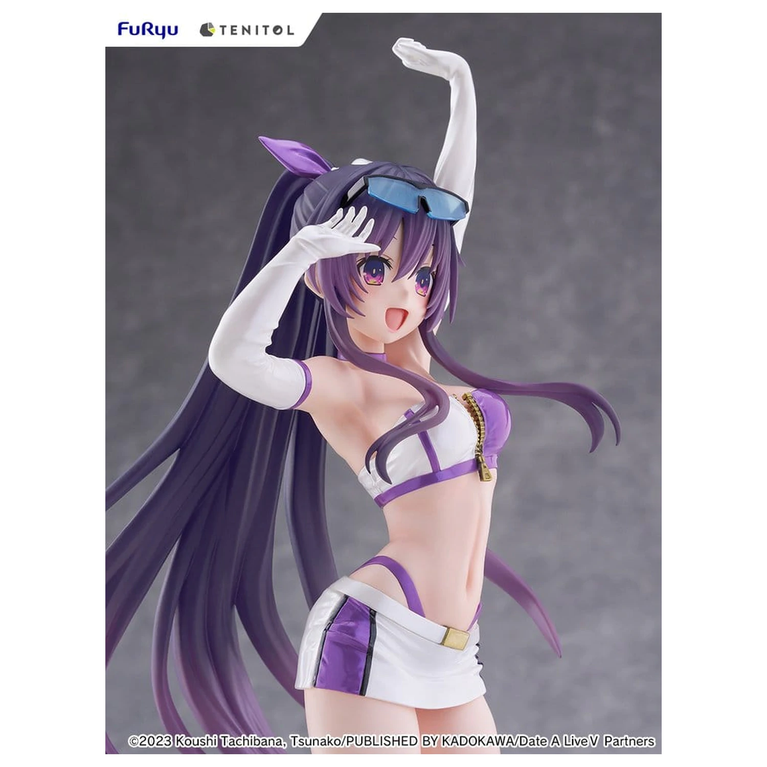 Date A Live V Tenitol Tall PVC Figura Tohka Yatogami Race Queen Ver. 30 cm poza produsului