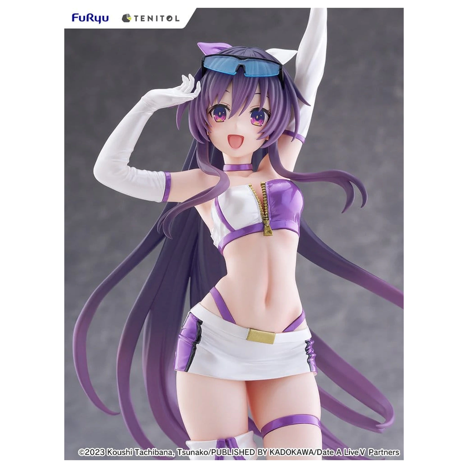 Date A Live V Tenitol Tall PVC Figura Tohka Yatogami Race Queen Ver. 30 cm poza produsului