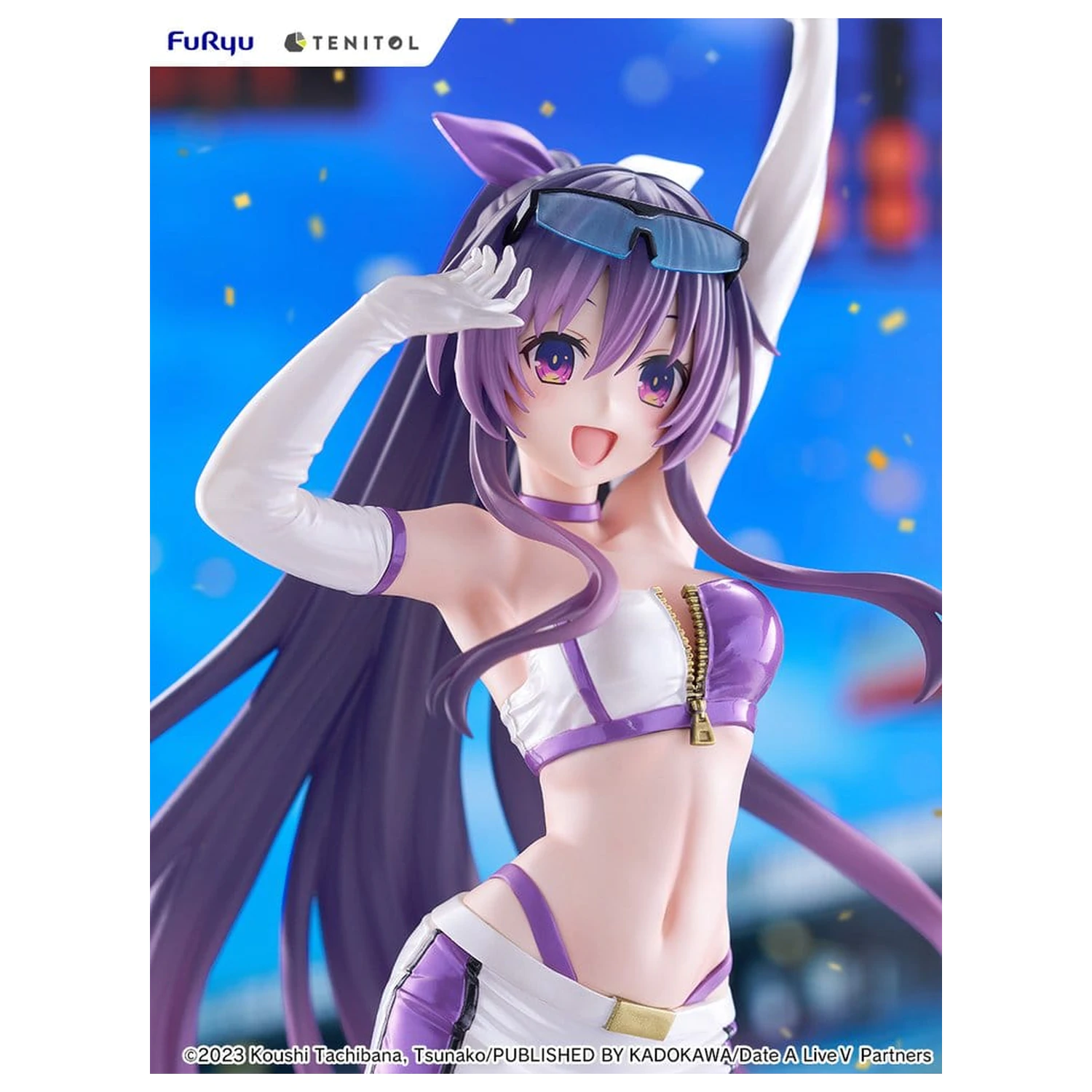 Date A Live V Tenitol Tall PVC Figura Tohka Yatogami Race Queen Ver. 30 cm poza produsului