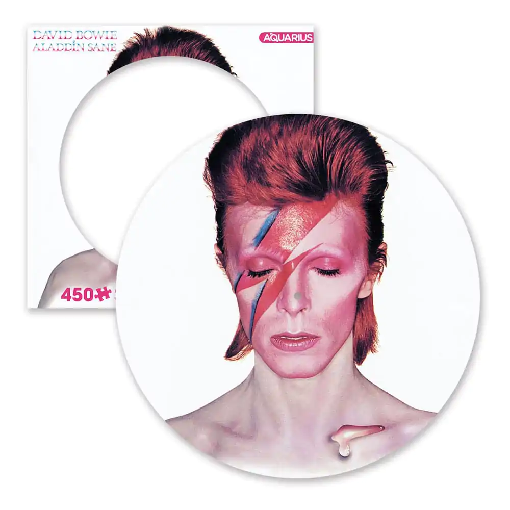 David Bowie Aladdin Sane Picture Disc Puzzle Jigsaw (450 piese) poza produsului