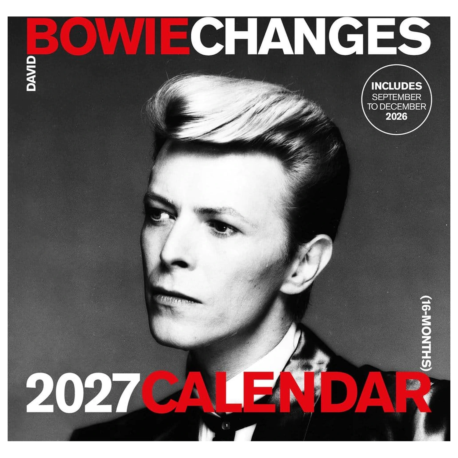 David Bowie Calendar Changes 2027 30 x 30 cm poza produsului