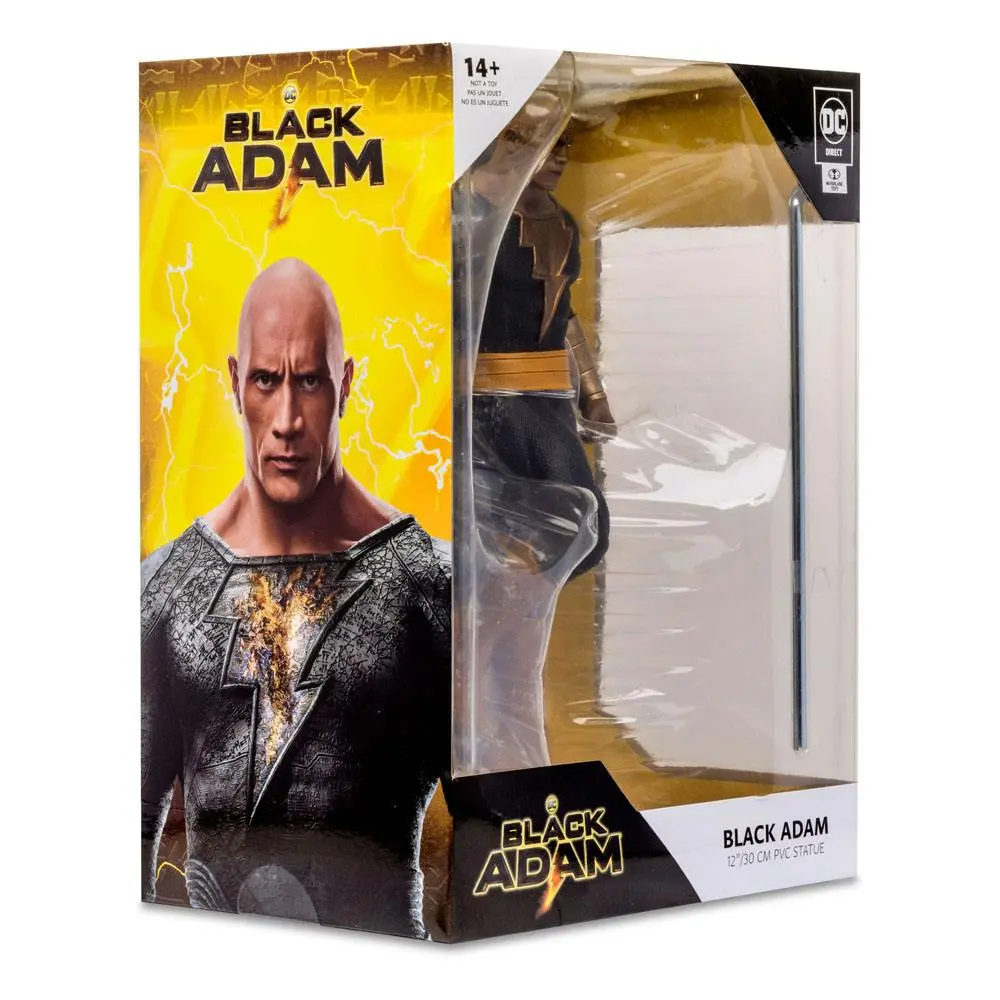 DC Black Adam Movie Posed Statueta PVC Black Adam de Jim Lee 30 cm poza produsului