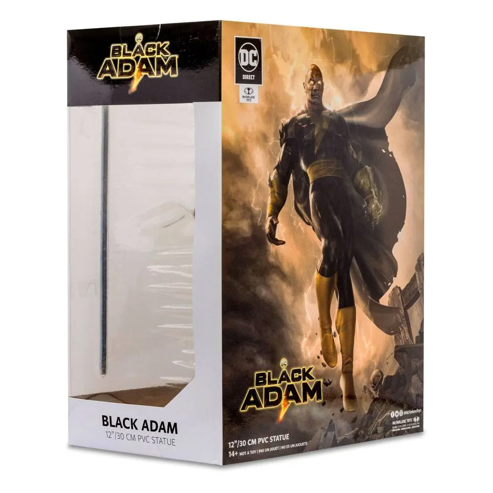 DC Black Adam Movie Posed Statueta PVC Black Adam de Jim Lee 30 cm poza produsului